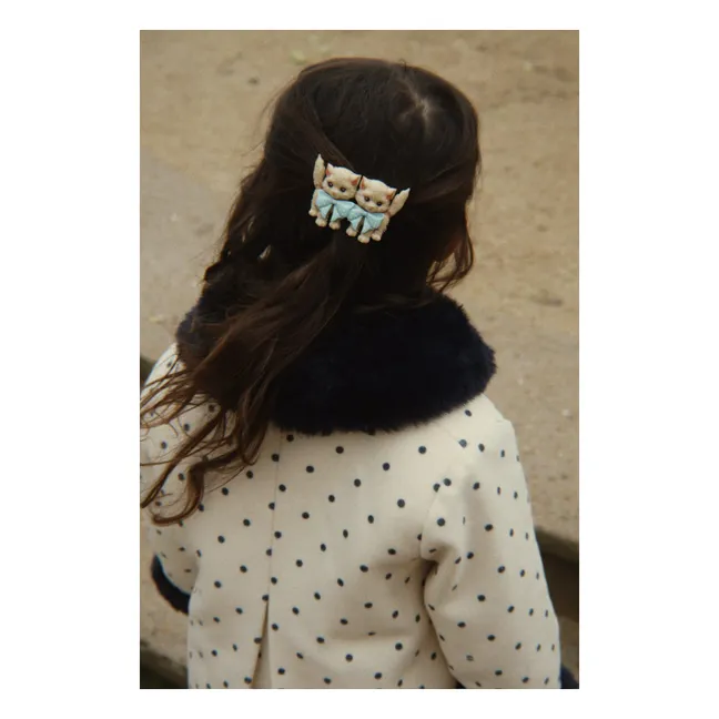 Barrette Chats | Beige