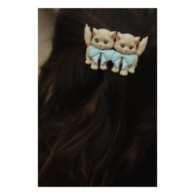 Barrette Chats | Beige