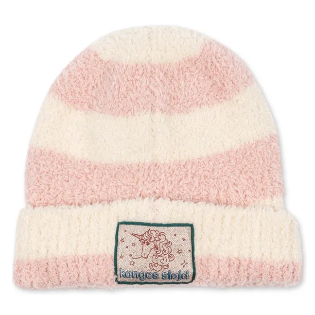 Bonnet Duveteux Softy Licorne | Rose