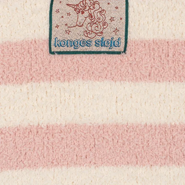 Pull Duveteux Softy Rayé | Rose