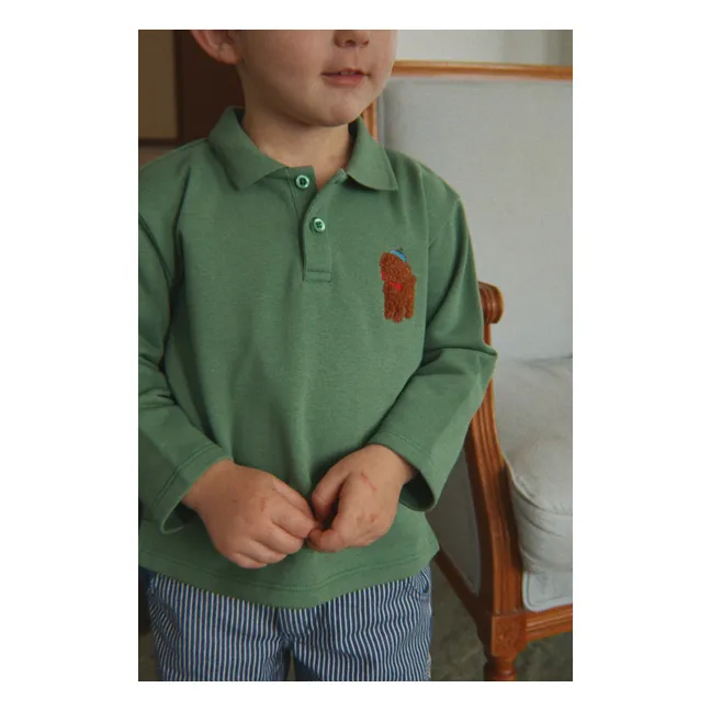 Polo Spotty Chiot Coton Bio | Vert