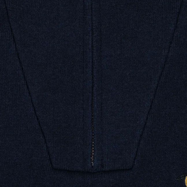 Sweat Zippé Mano | Bleu nuit