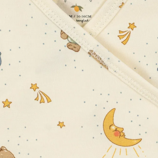 Combinaison Oursons Coton Bio | Ecru