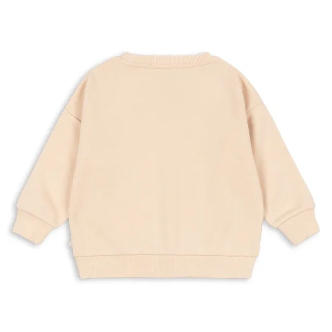 Sweat Sequins Lou Bella Fortuna Coton Bio | Crème