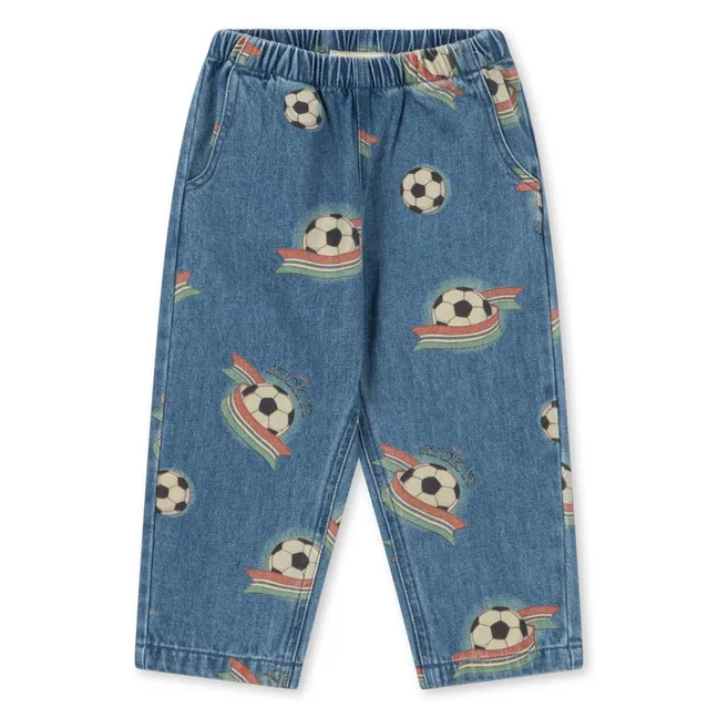 Jean Magot Football Coton Bio | Bleu