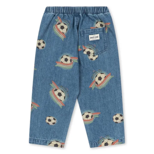Jean Magot Football Coton Bio | Bleu