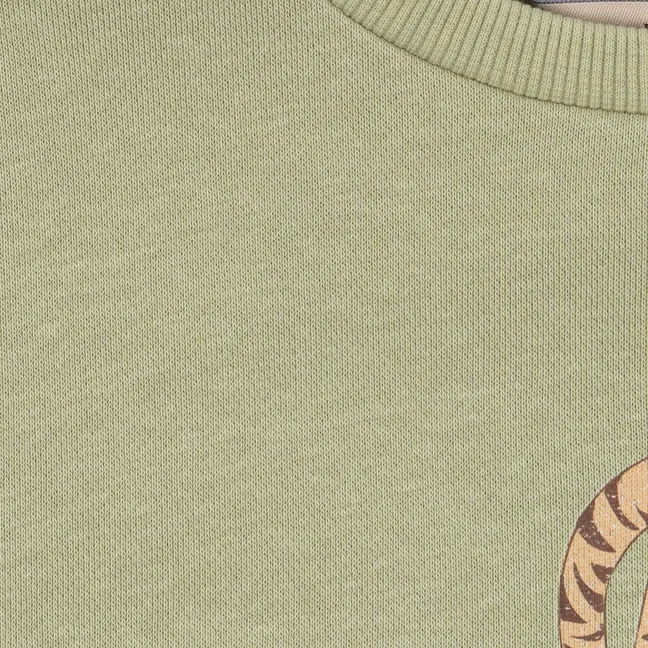 Lou Tigres Organic Cotton Sweatshirt | Sage