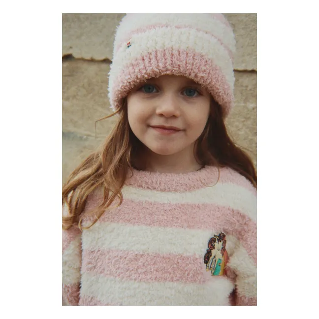 Bonnet Duveteux Softy Licorne | Rose