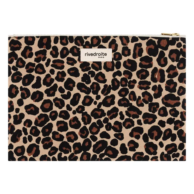 Bolso de mano Barbette mediano | Leopardo