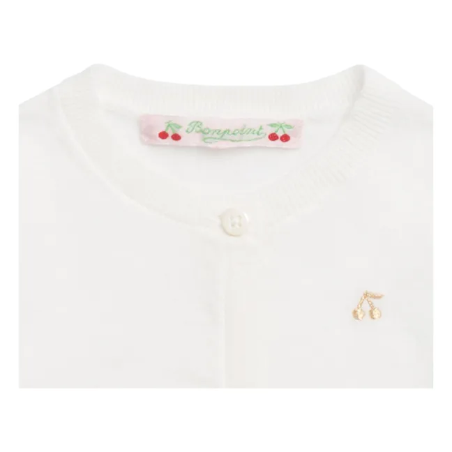 Cotton Cardigan | White