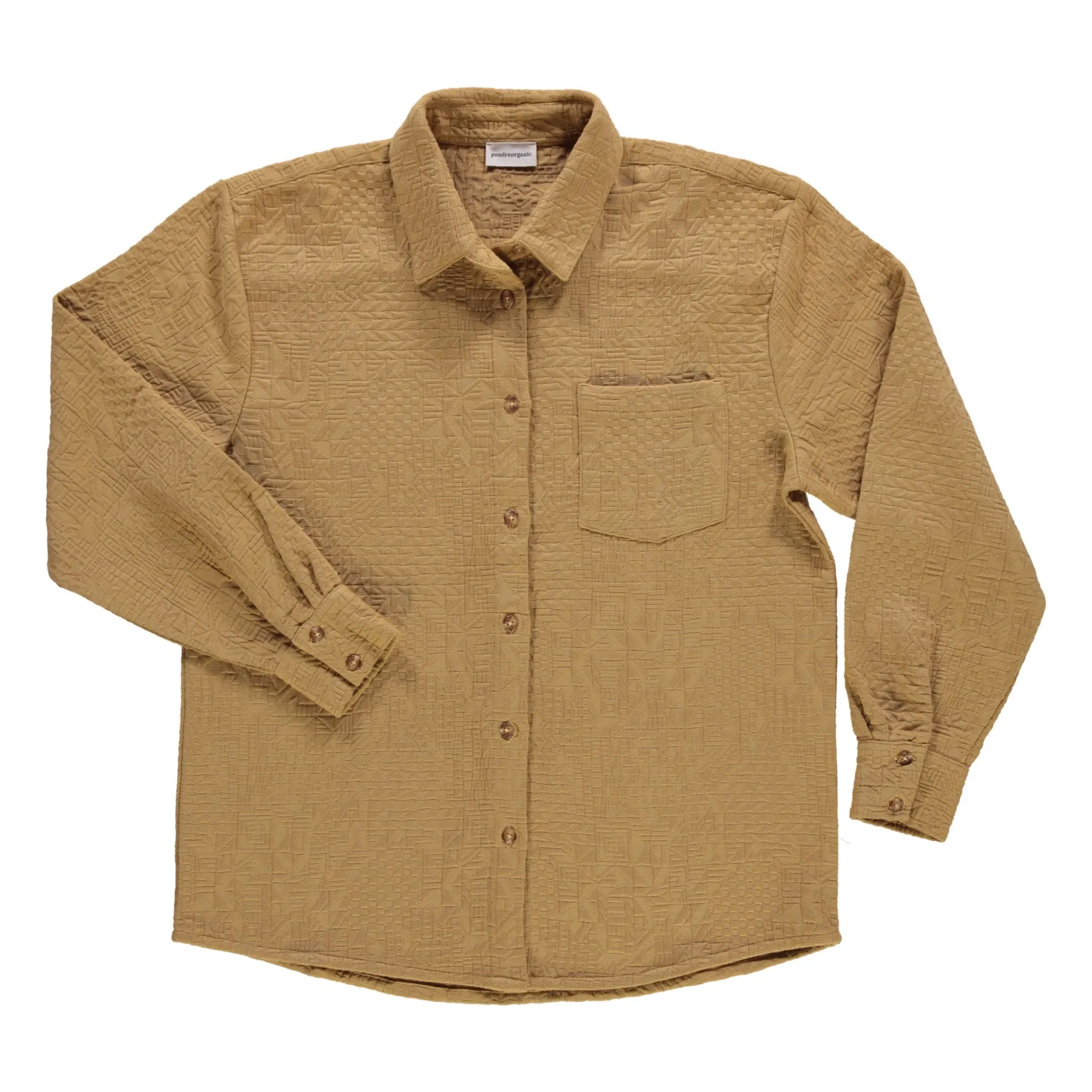 Poudre Organic Women's Camel Double Cotton Gauze Date Shirt - Collection