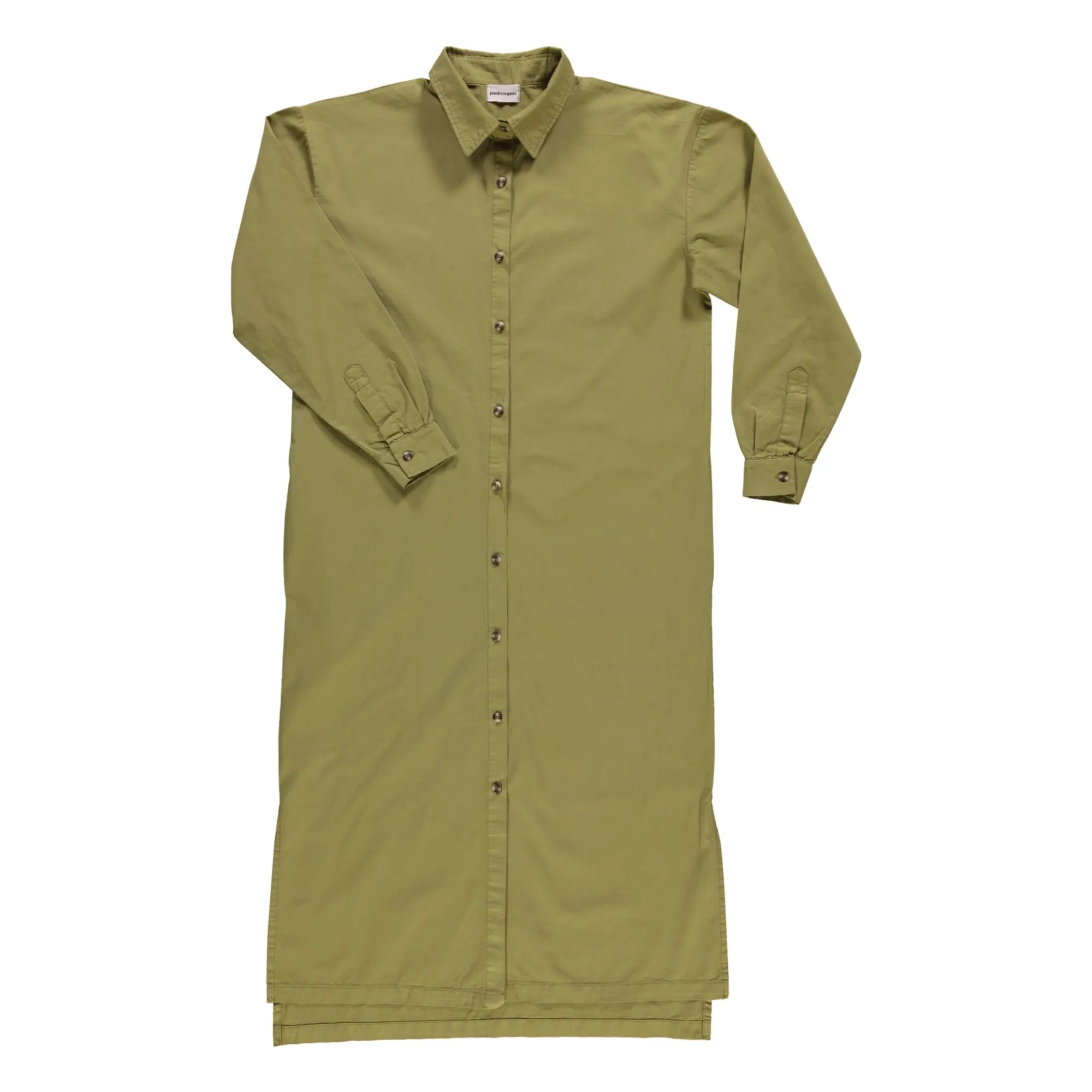 Poudre Organic Women's Moss Green Lis Dress - Collection