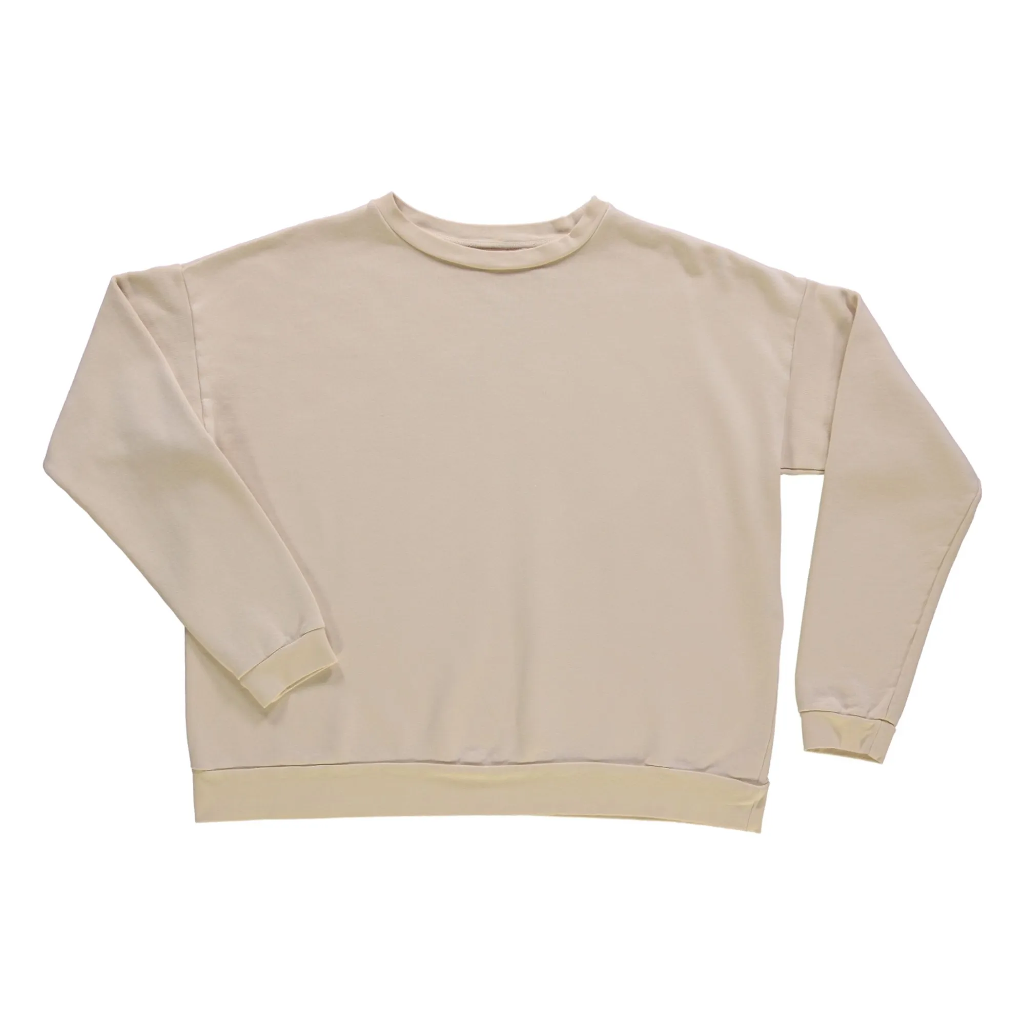 Poudre Organic Women's Ecru Acentra Sweatshirt - Collection