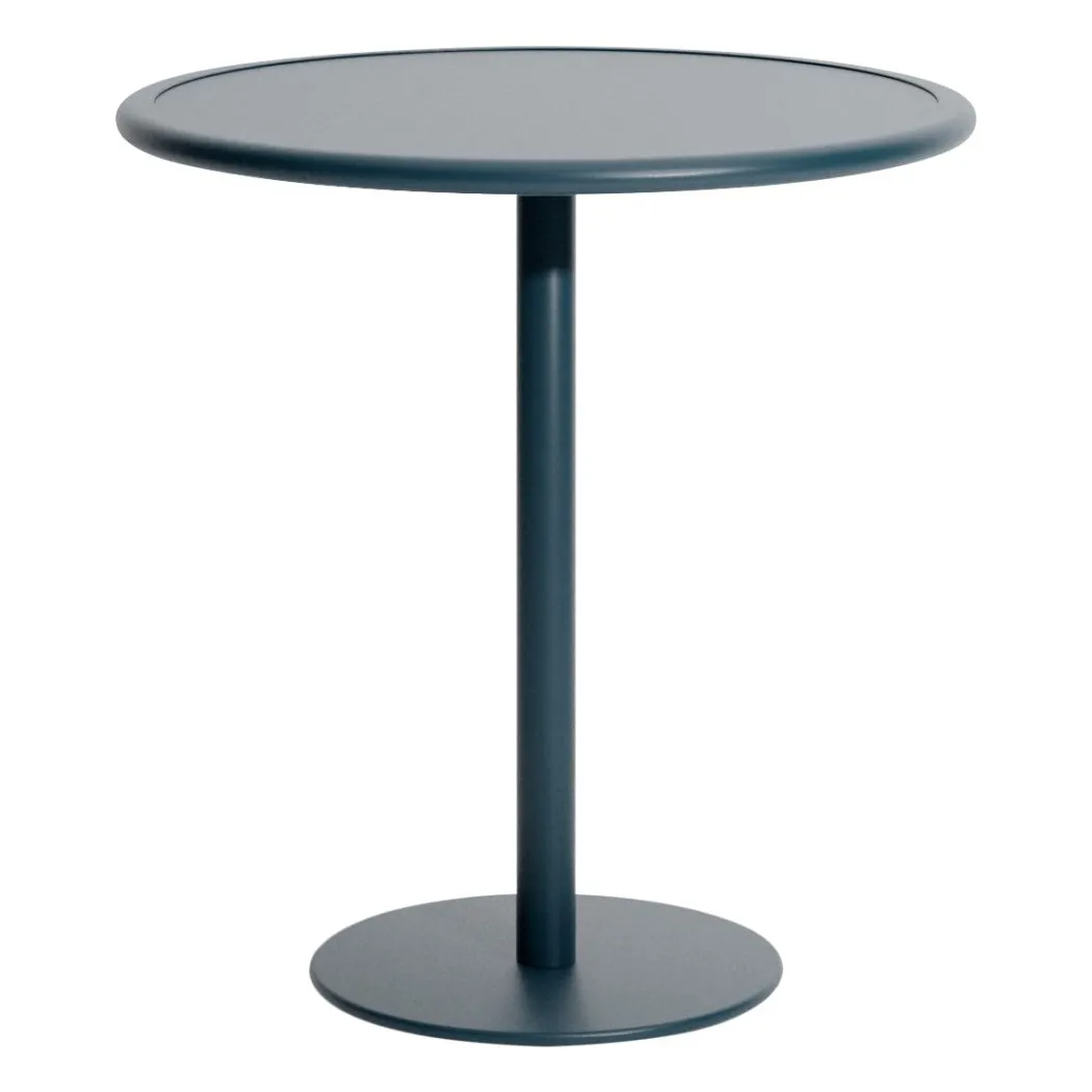 Table ronde Week-end Bistrot | Bleu gris- Image produit n°0
