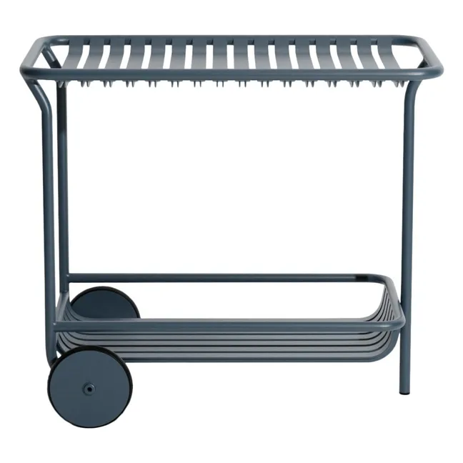Aparador de fin de semana con ruedas | Azul Gris