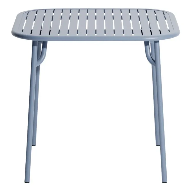 Mesa cuadrada de fin de semana | Azul Claro- Imagen del producto n°0