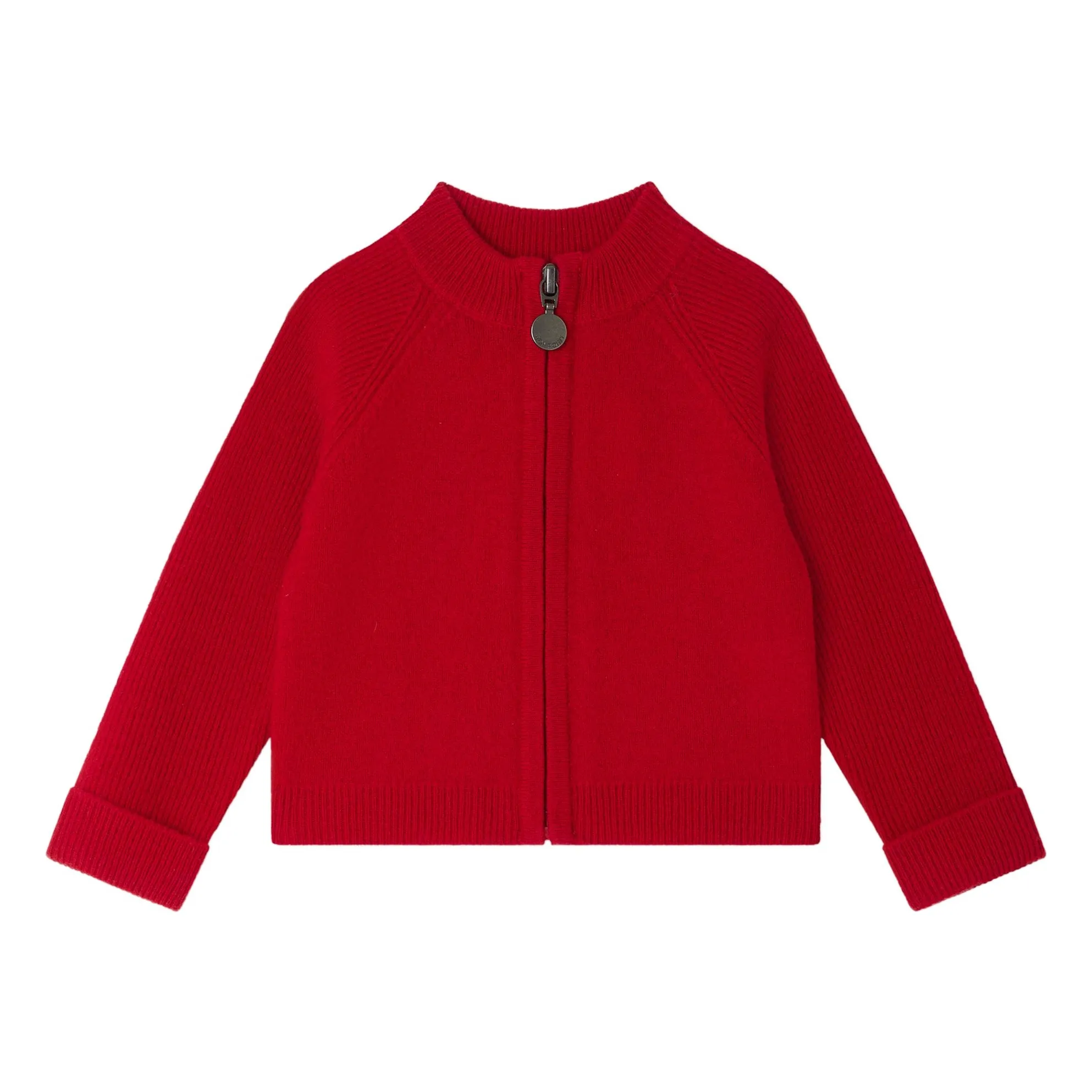 Bonpoint Red Thylio Wool Cardigan