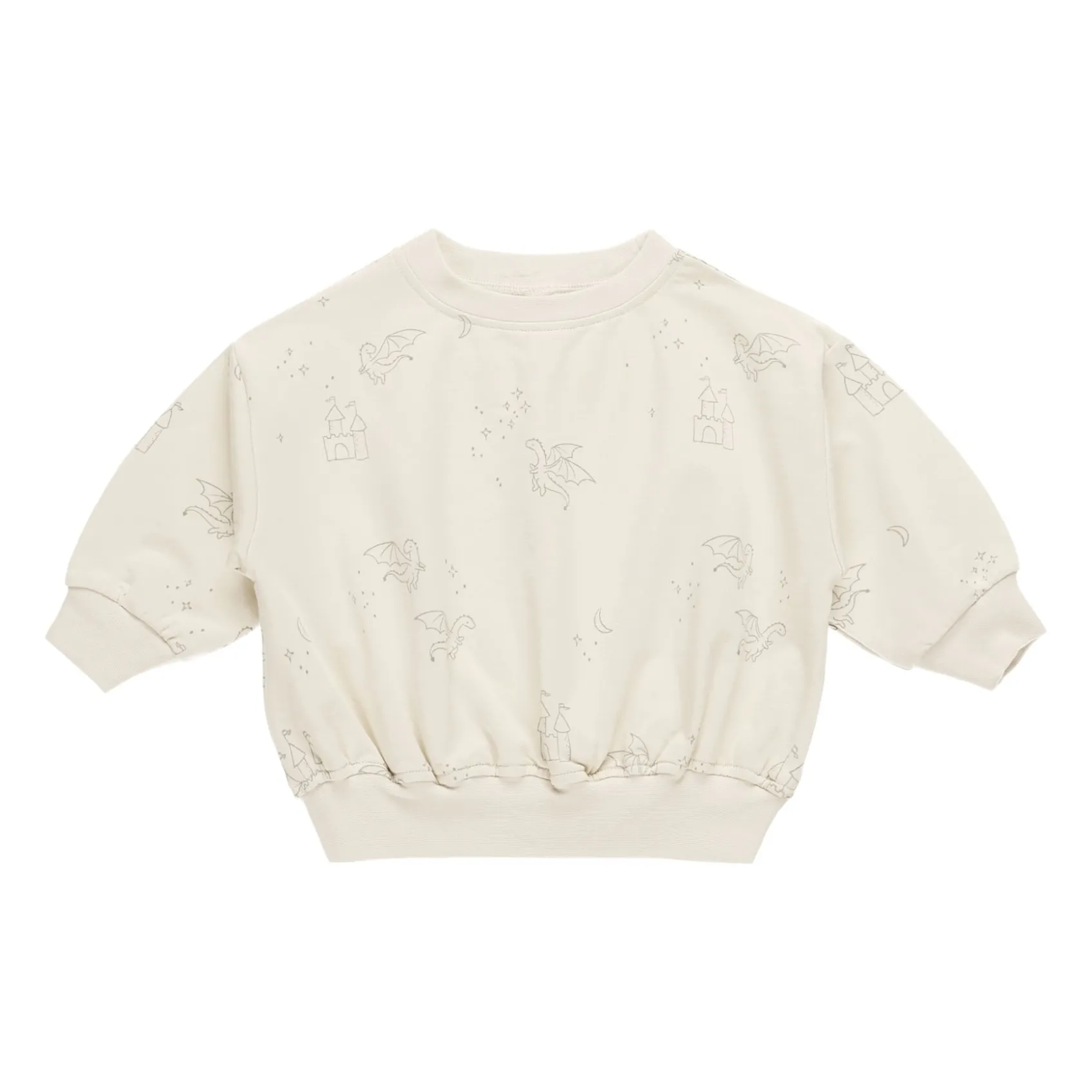Quincy Mae Ecru Dragons Sweatshirt