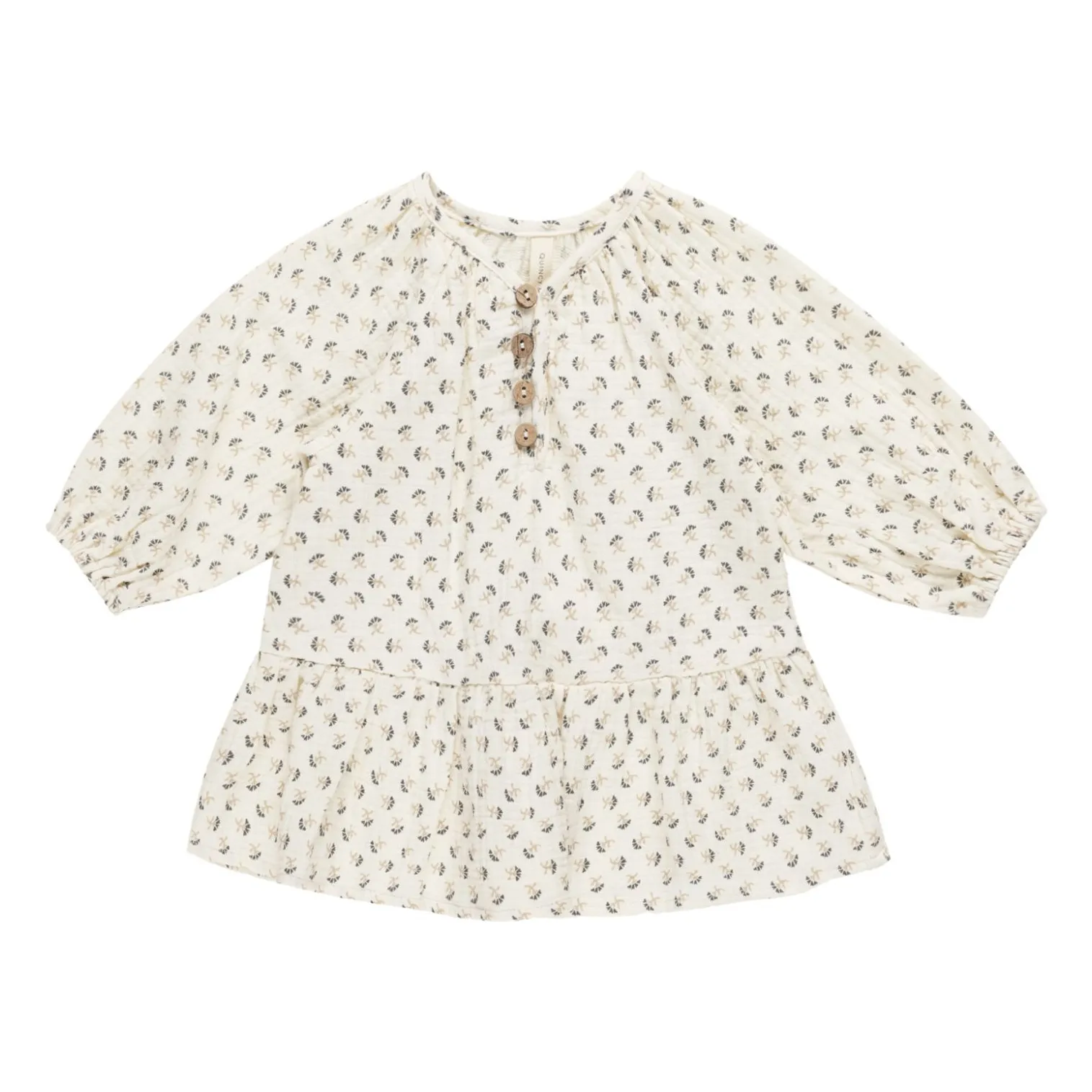 Quincy Mae Ecru Lany Fleurie Dress