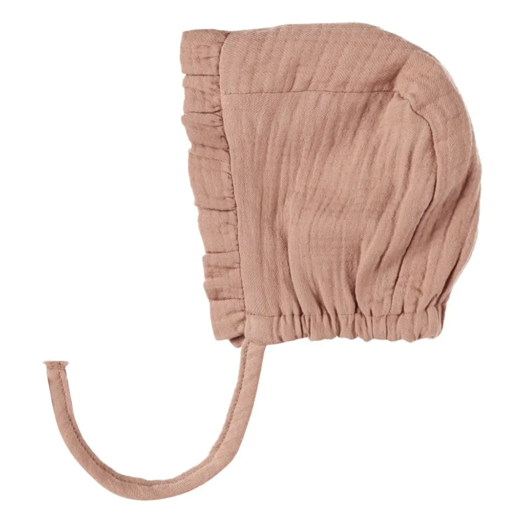 Quincy Mae Pink Cotton Gauze Crush