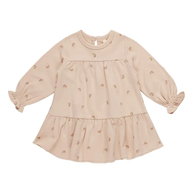 Rainbow Dress | Beige pink