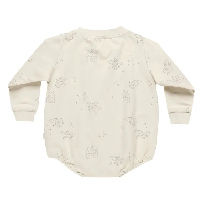Dragons romper | Ecru