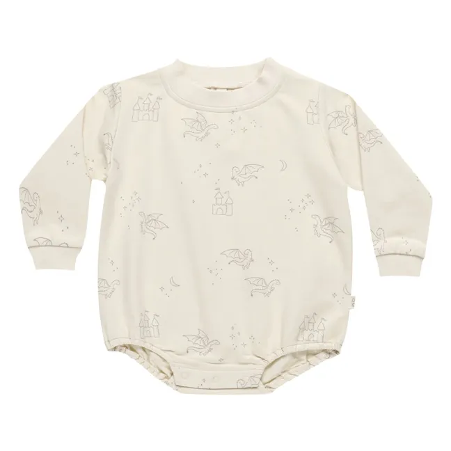 Dragons romper | Ecru