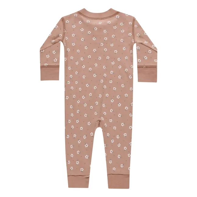 Floral Footless Pyjamas | Pink
