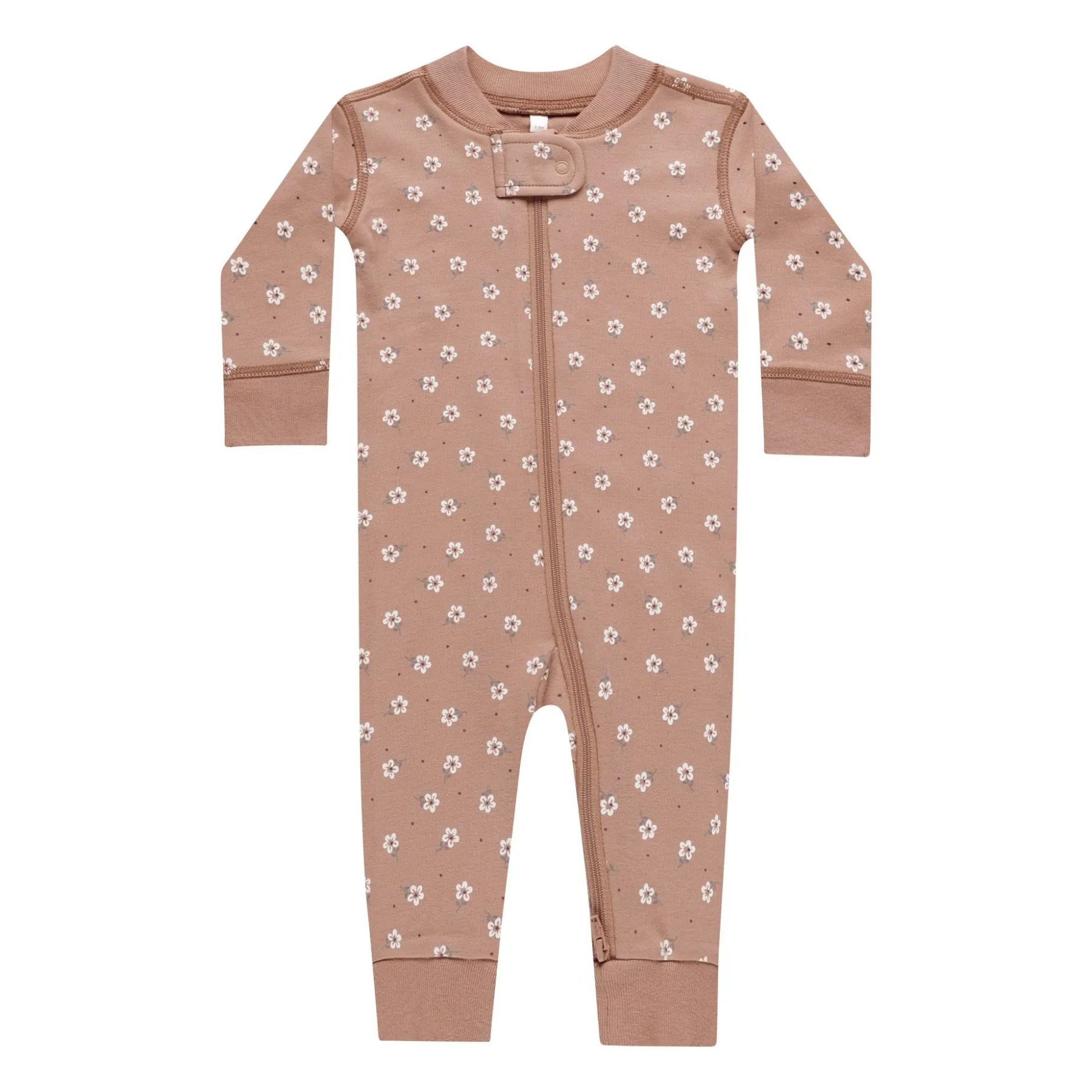 Quincy Mae Pink Floral Footless Pyjamas