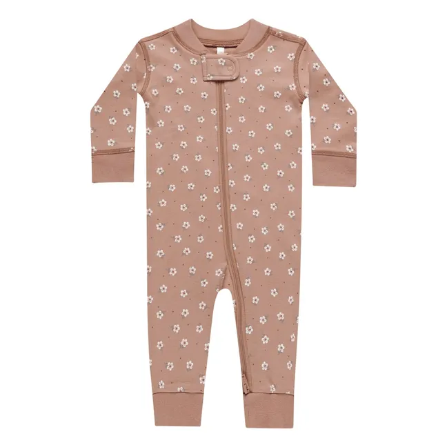 Floral Footless Pyjamas | Pink