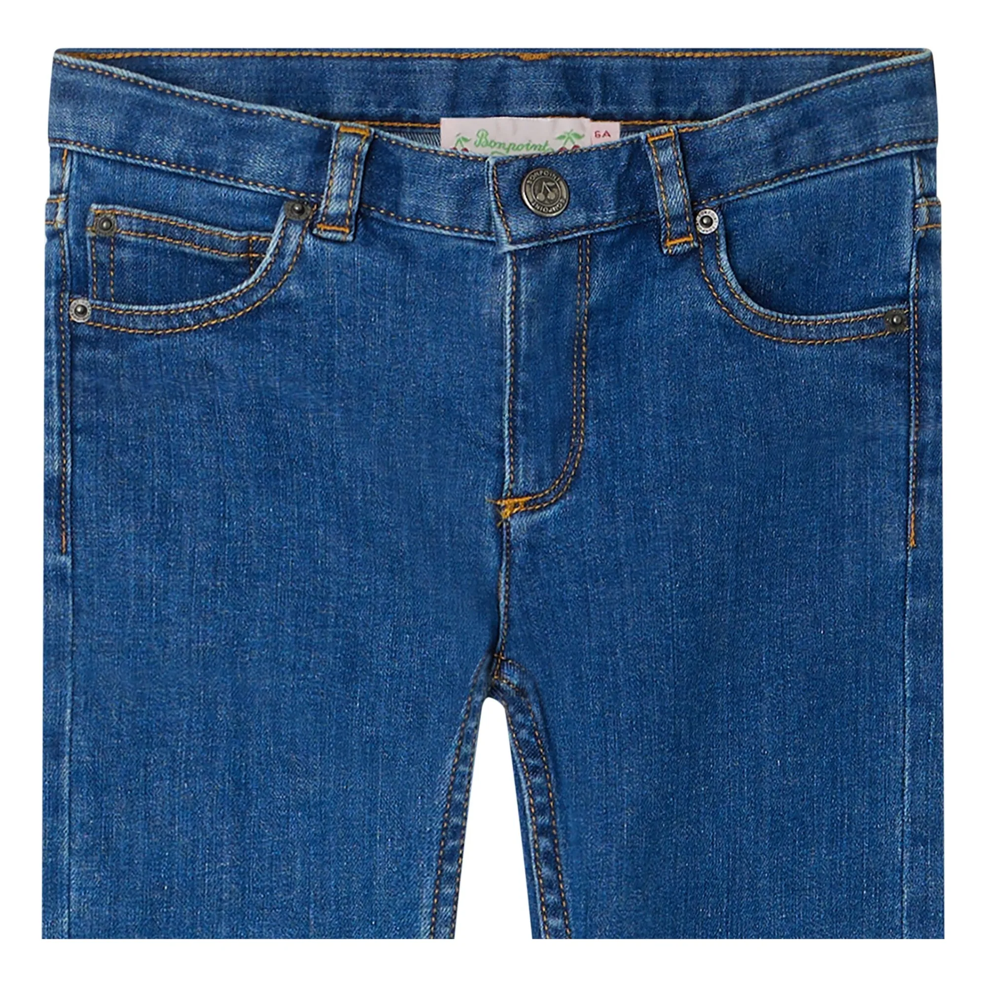 Jean Bonnie | Denim blue- Product image n°1