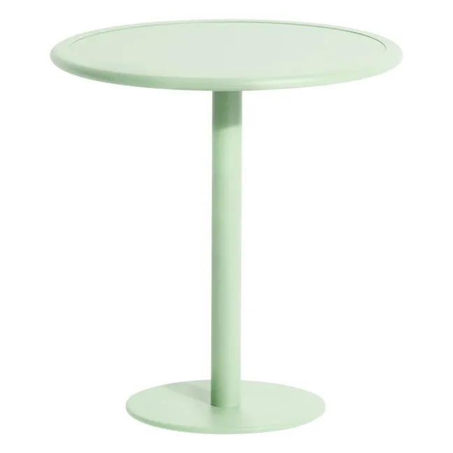 Tavola rotonda Weekend Bistrot | Verde chiaro