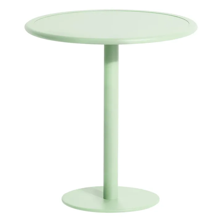 Table ronde Week-end Bistrot | Vert pâle- Image produit n°0