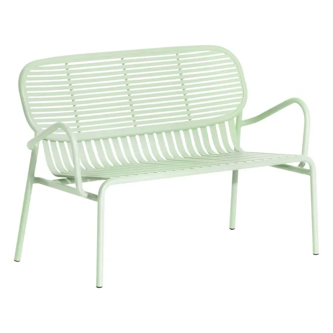 Fin de semana Sofá de jardín de 2 plazas | Verde Pálido