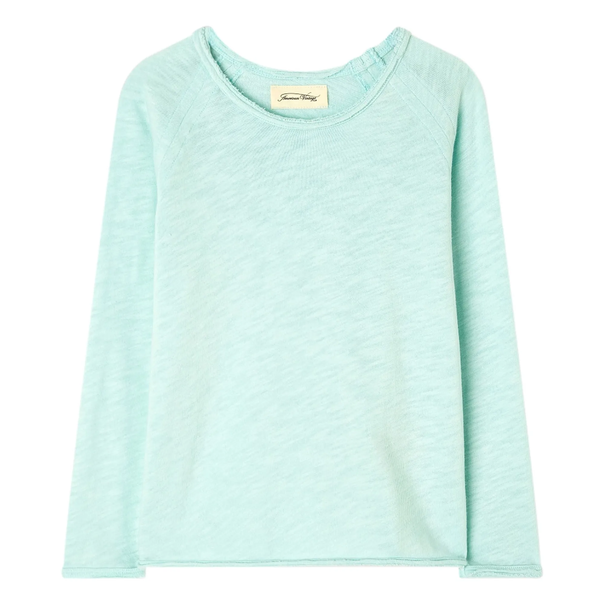 American Vintage Ice Blue Sonoma Long Sleeve T-Shirt
