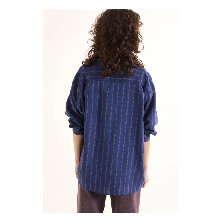 Sacrécoeur Grace Soko Shirt Stripes Navy blue Smallable