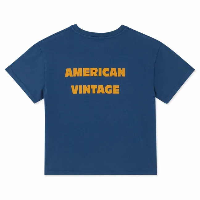 T-shirt Fizvalley Chien | Bleu