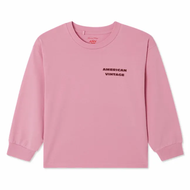 Fizvalley Kids Crew T-shirt | Pink