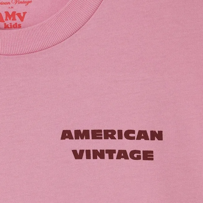 Fizvalley Kids Crew T-shirt | Pink