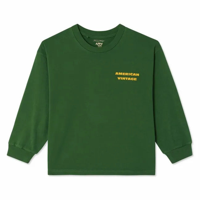Fizvalley Logo Long-Sleeve T-Shirt | Green