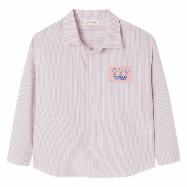 Chemise Soabird Rayée | Rose pâle