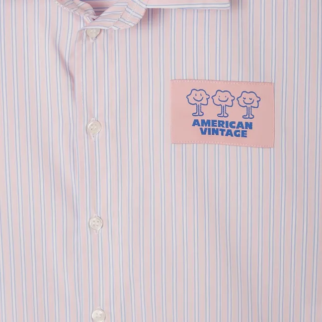 Chemise Soabird Rayée | Rose pâle