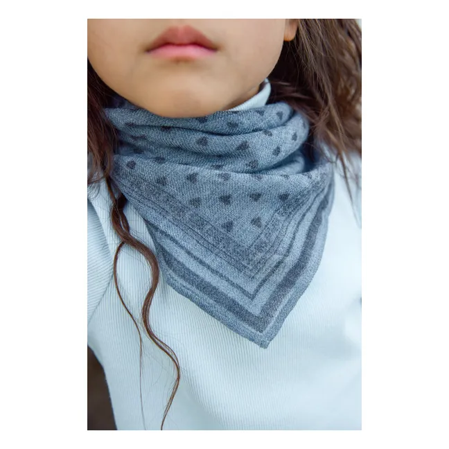 Foulard Foulove Laine | Bleu horizon