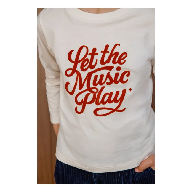T-shirt Taxo Music Play | Ecru
