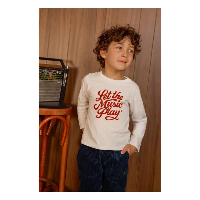 T-shirt Taxo Music Play | Ecru