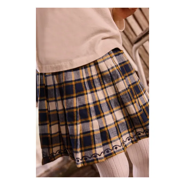 Jupe Mali Carreaux | Blanc