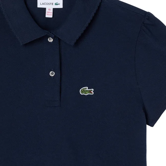 Polo Logo Coton Bio | Bleu marine