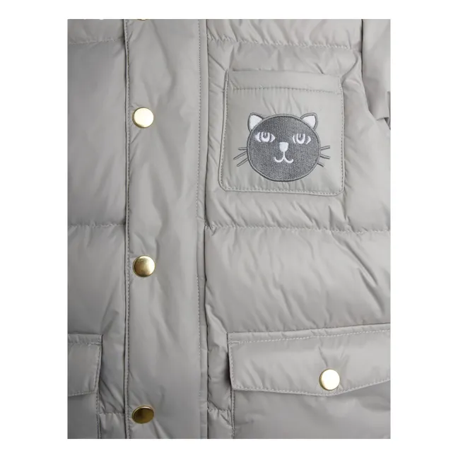 Recycled Fiber Ears Down Jacket | Grey