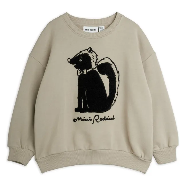 Sweat Mouffette Coton Bio | Gris