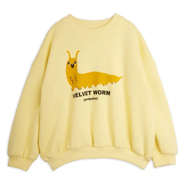 Sweat Limace Coton Bio | Jaune